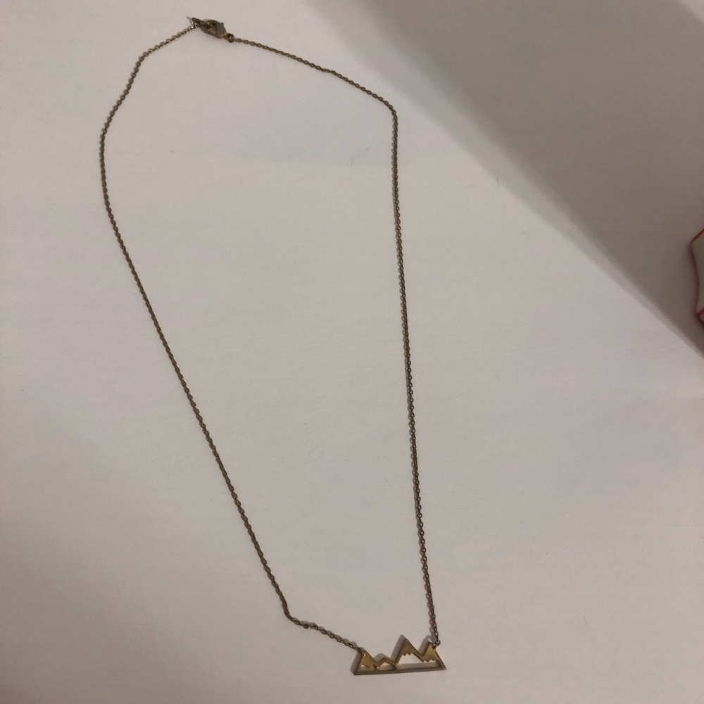 Gold Mountains Necklace